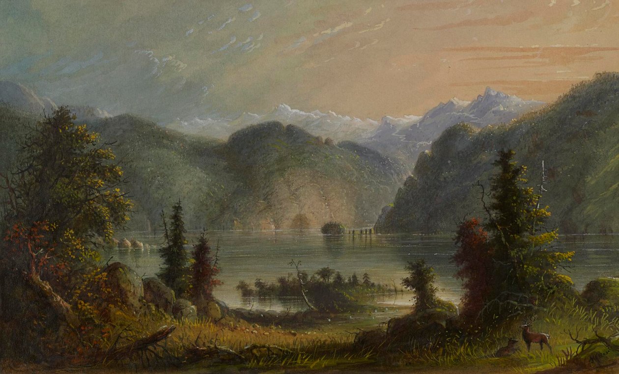Scène au bord d