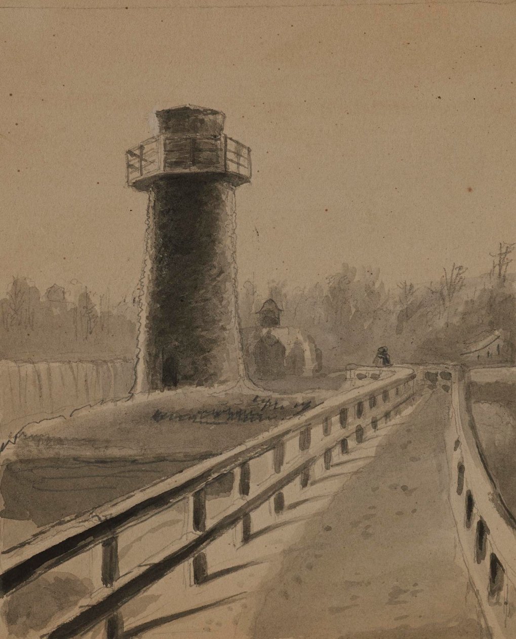 Phare - Alfred Jacob Miller
