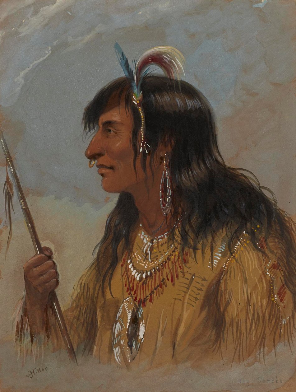 Indien nez-percé - Alfred Jacob Miller