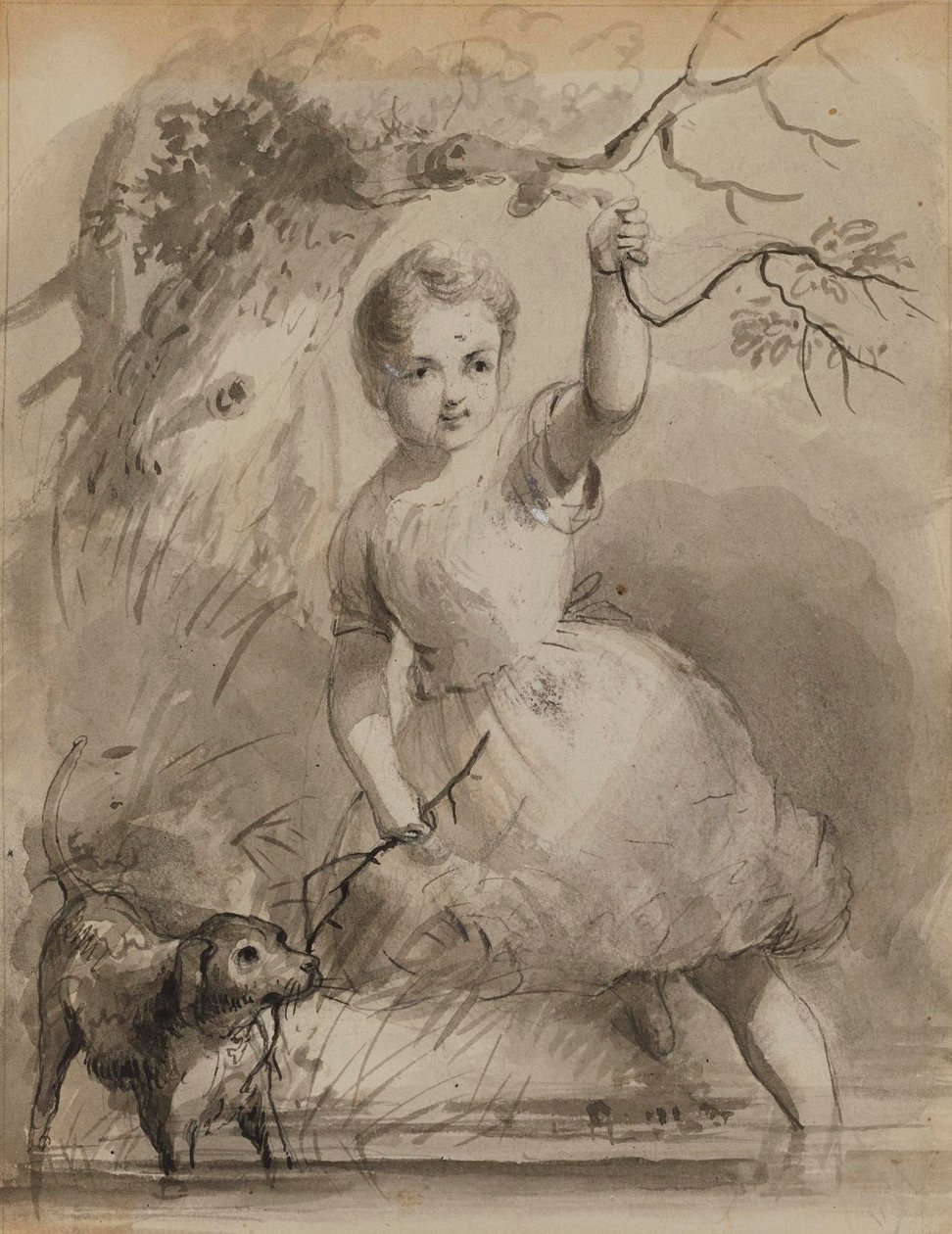 Copains de jeu - Alfred Jacob Miller