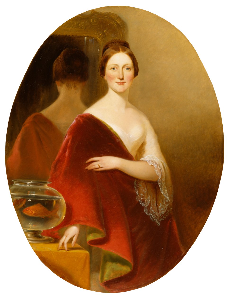 Portrait de Mme Decatur Howard Miller (Eliza Credilla Hare) - Alfred Jacob Miller