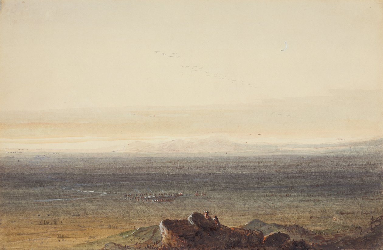 Prairie, vers 1837 - Alfred Jacob Miller