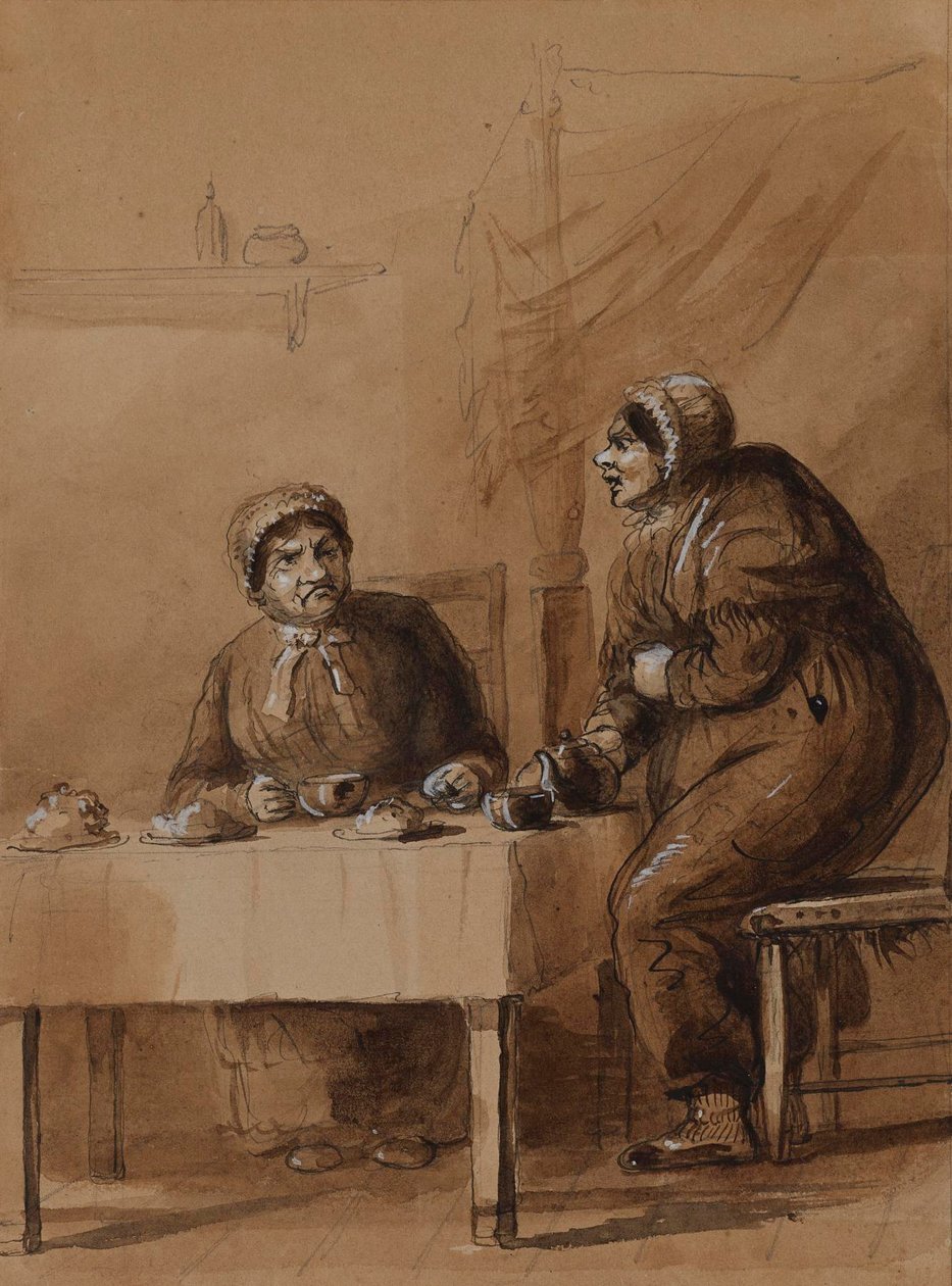 Sairey Gamp et Betsy Prig - Alfred Jacob Miller
