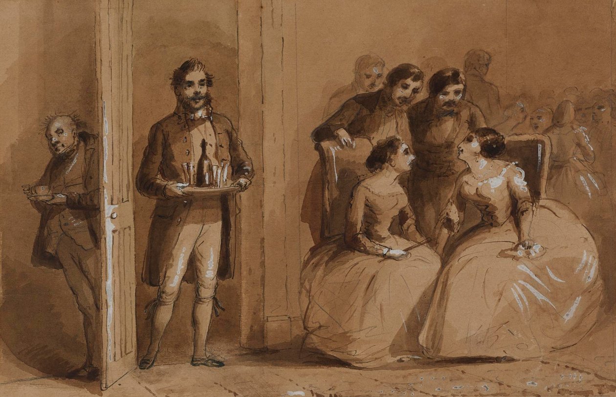 Scène tirée de « Little Dorritt » - Alfred Jacob Miller