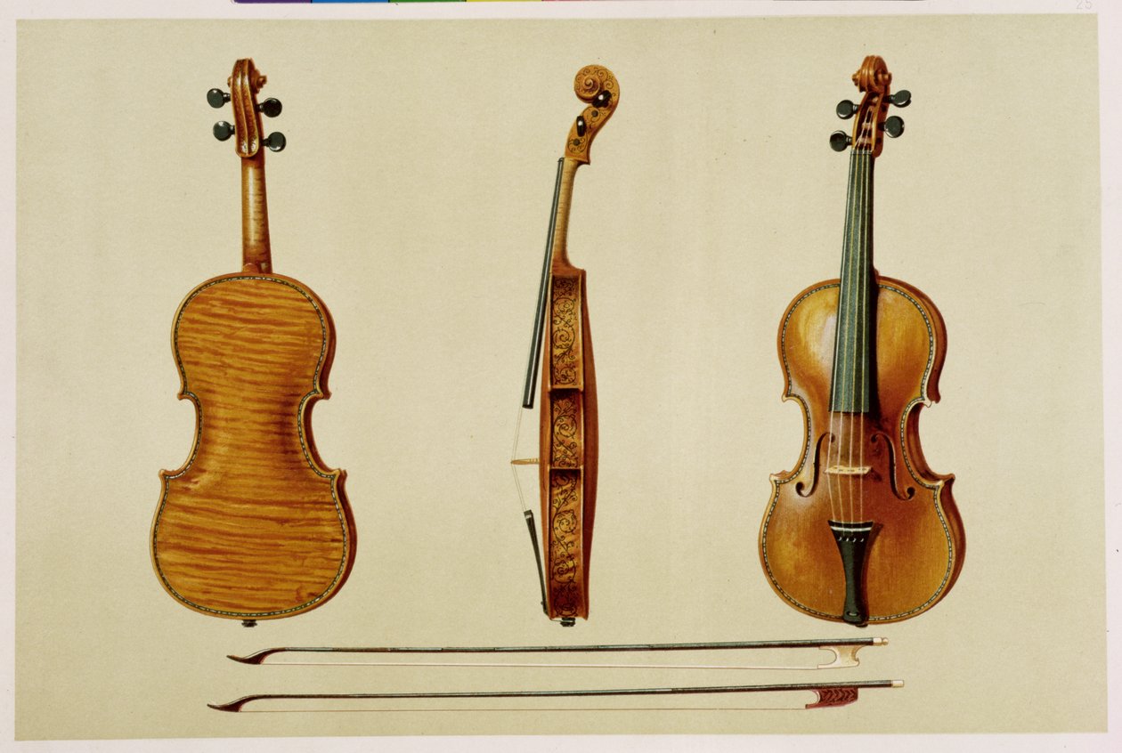 Le violon Hellier fabriqué par Antonio Stradivarius en 1679, de 