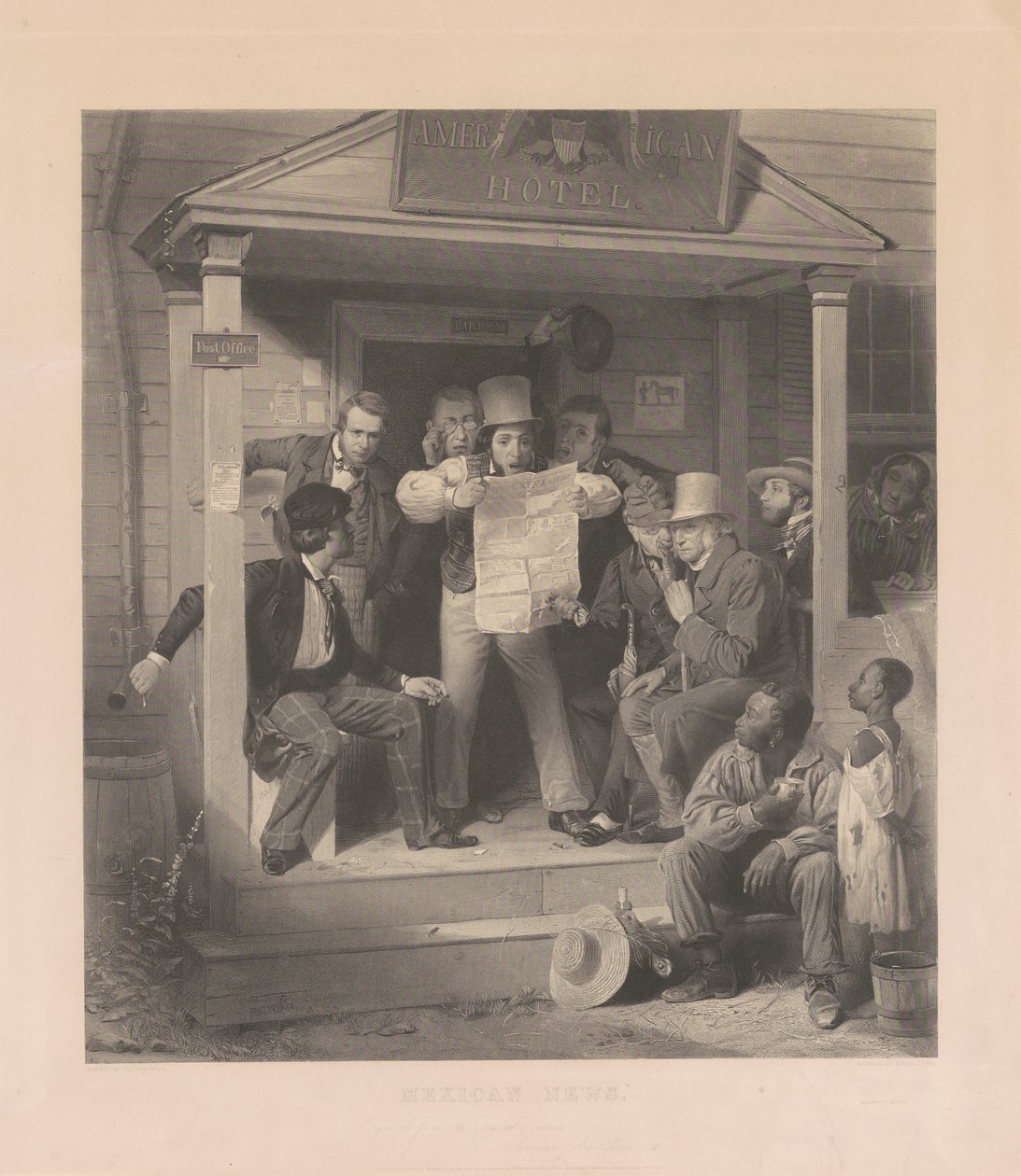 Nouvelles mexicaines - Alfred Jones, after Richard Caton Woodville