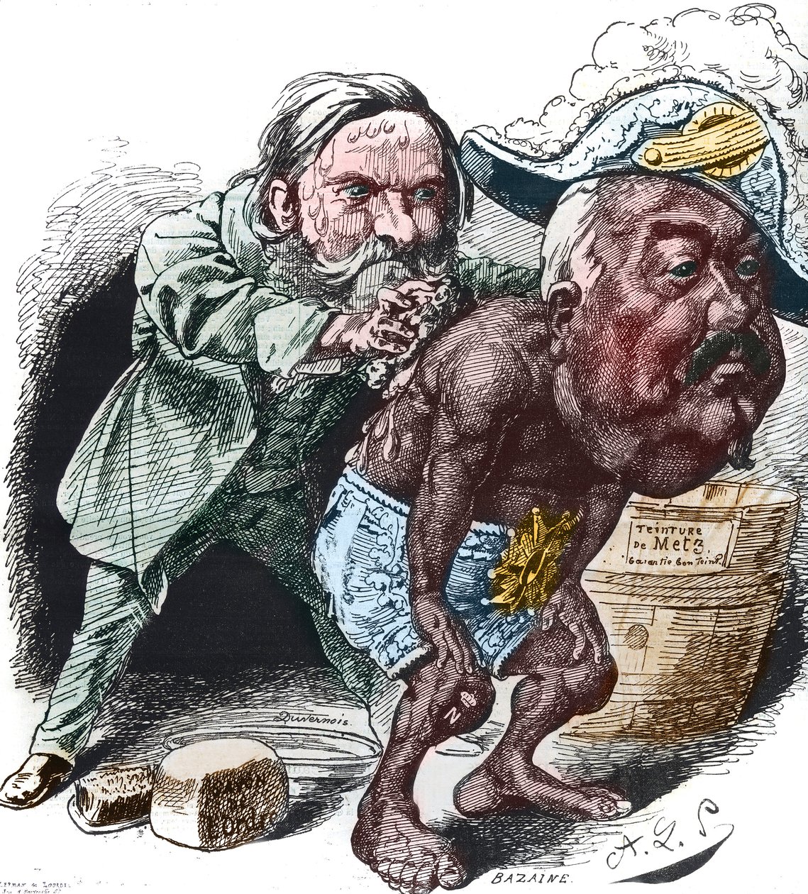 Clément Duvernois (1836-1879), homme politique français, a essayé de nettoyer François Achille Bazaine (François-Achille) - Alfred Le Petit
