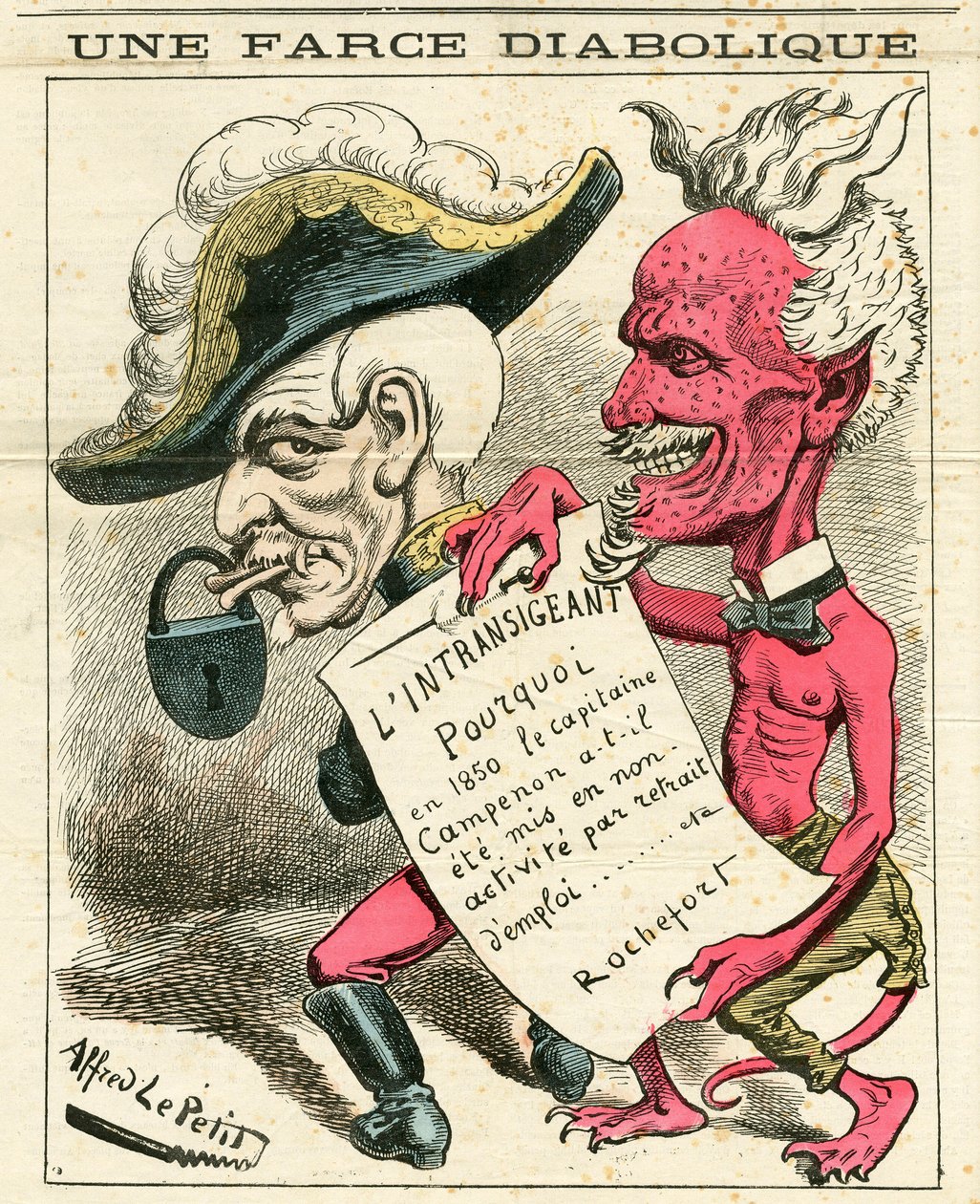 Couverture de Le Grelot, numéro 655, Satirique en couleurs - Alfred Le Petit