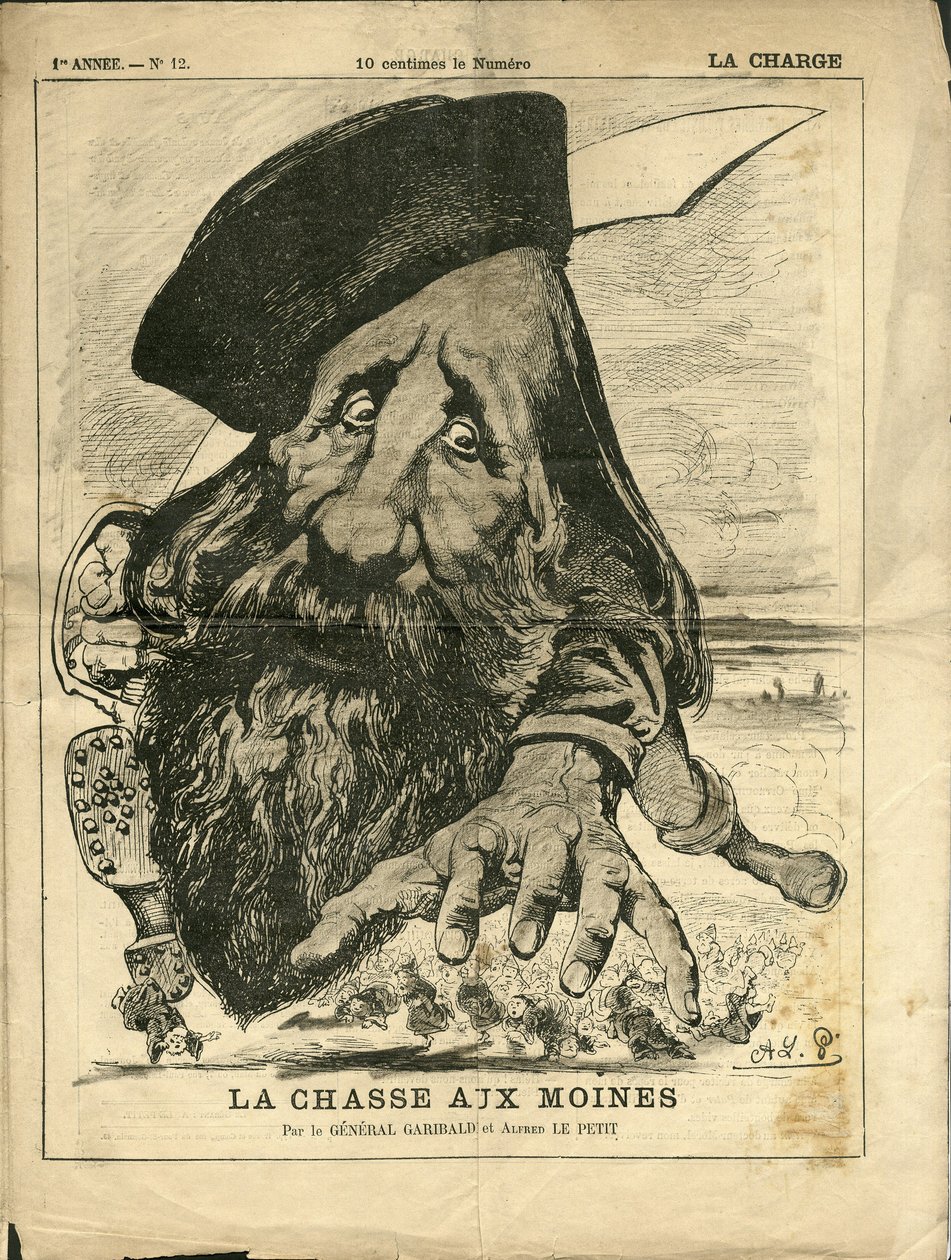 Illustration par Alfred Le Petity (1841-1909) dans La Charge (1870), n° 12 - Alfred Le Petit