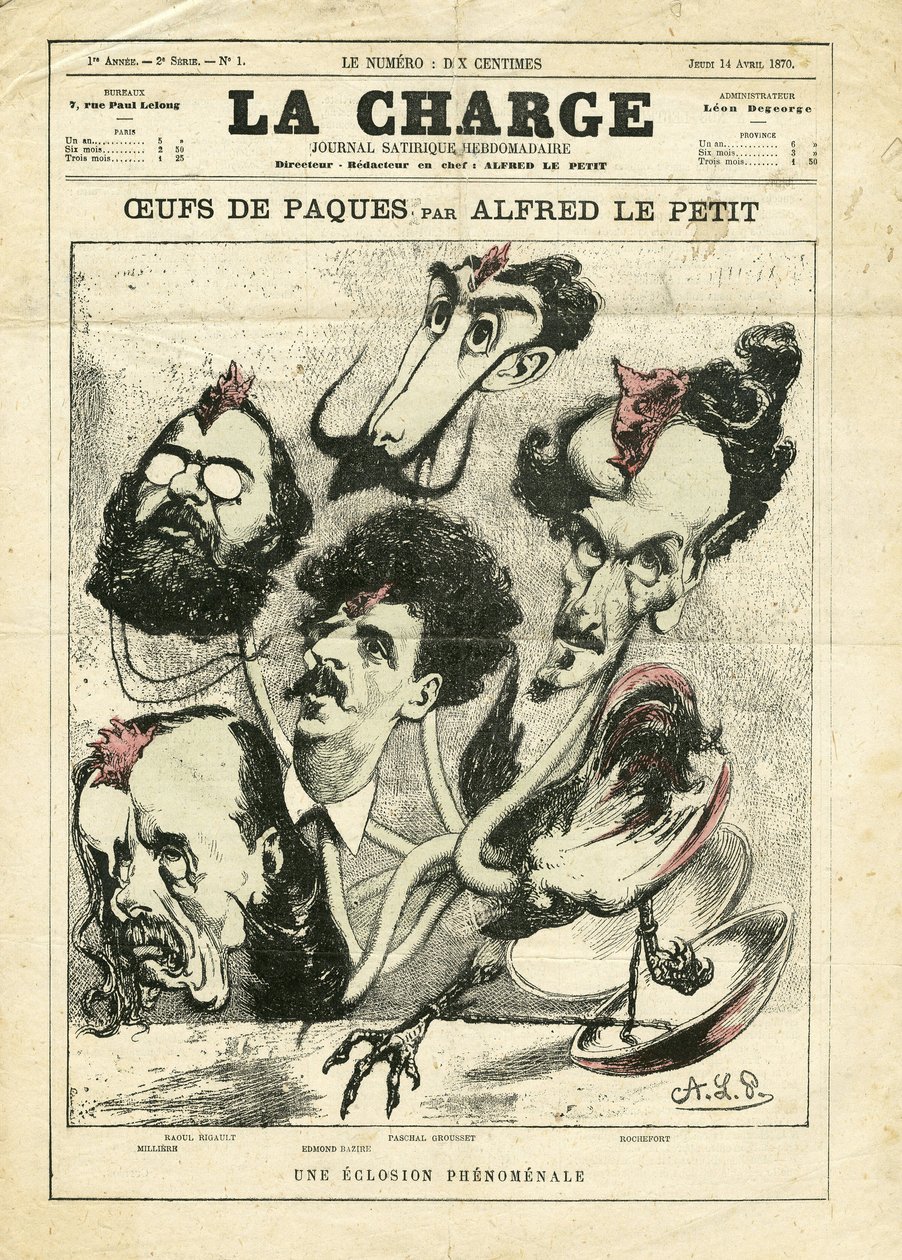 Illustration de Alfred Le Petit (1841-1909) dans La Charge (1870) - Alfred Le Petit