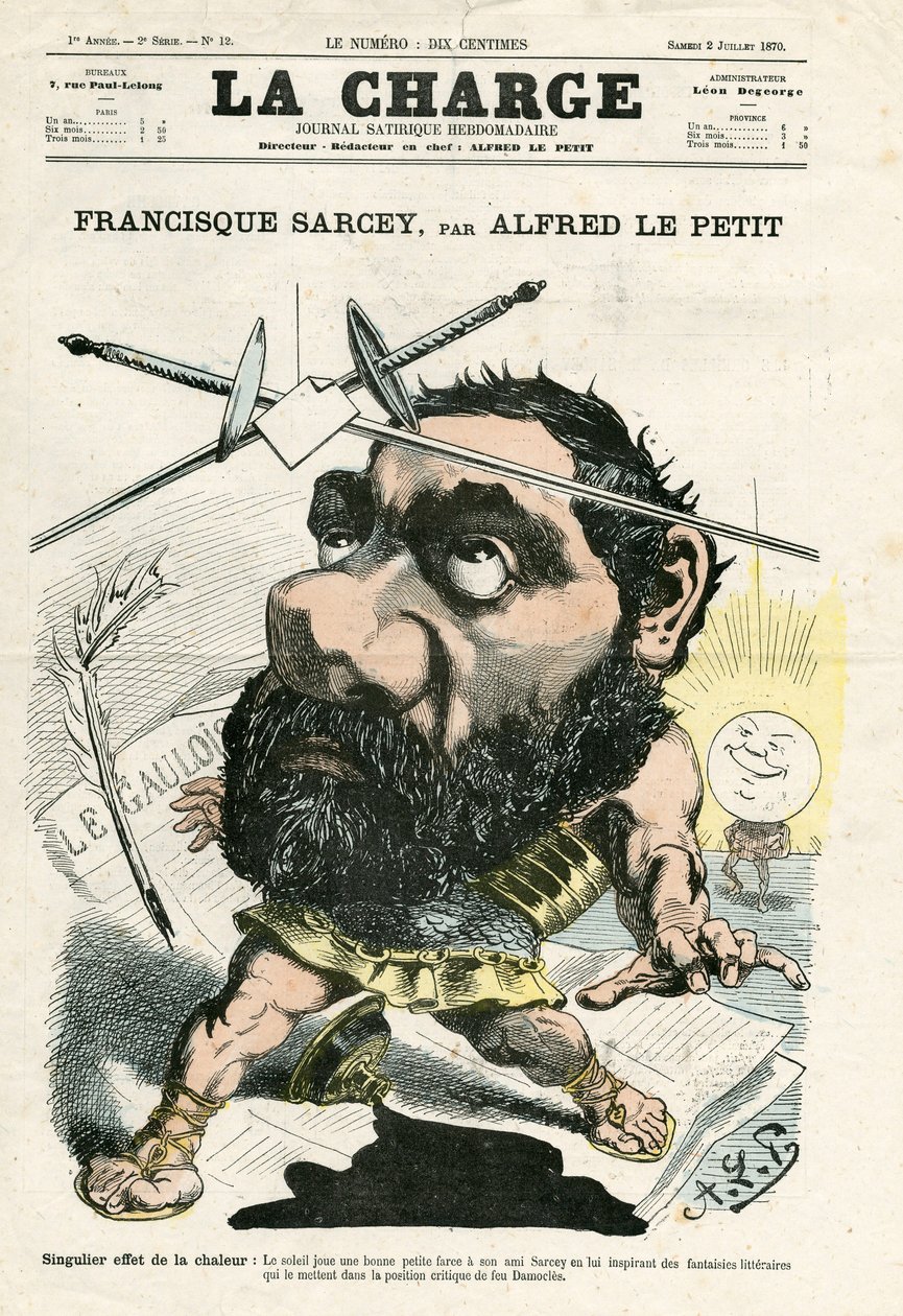 La Charge (1870), numéro 12, Satirique en couleurs - Alfred Le Petit