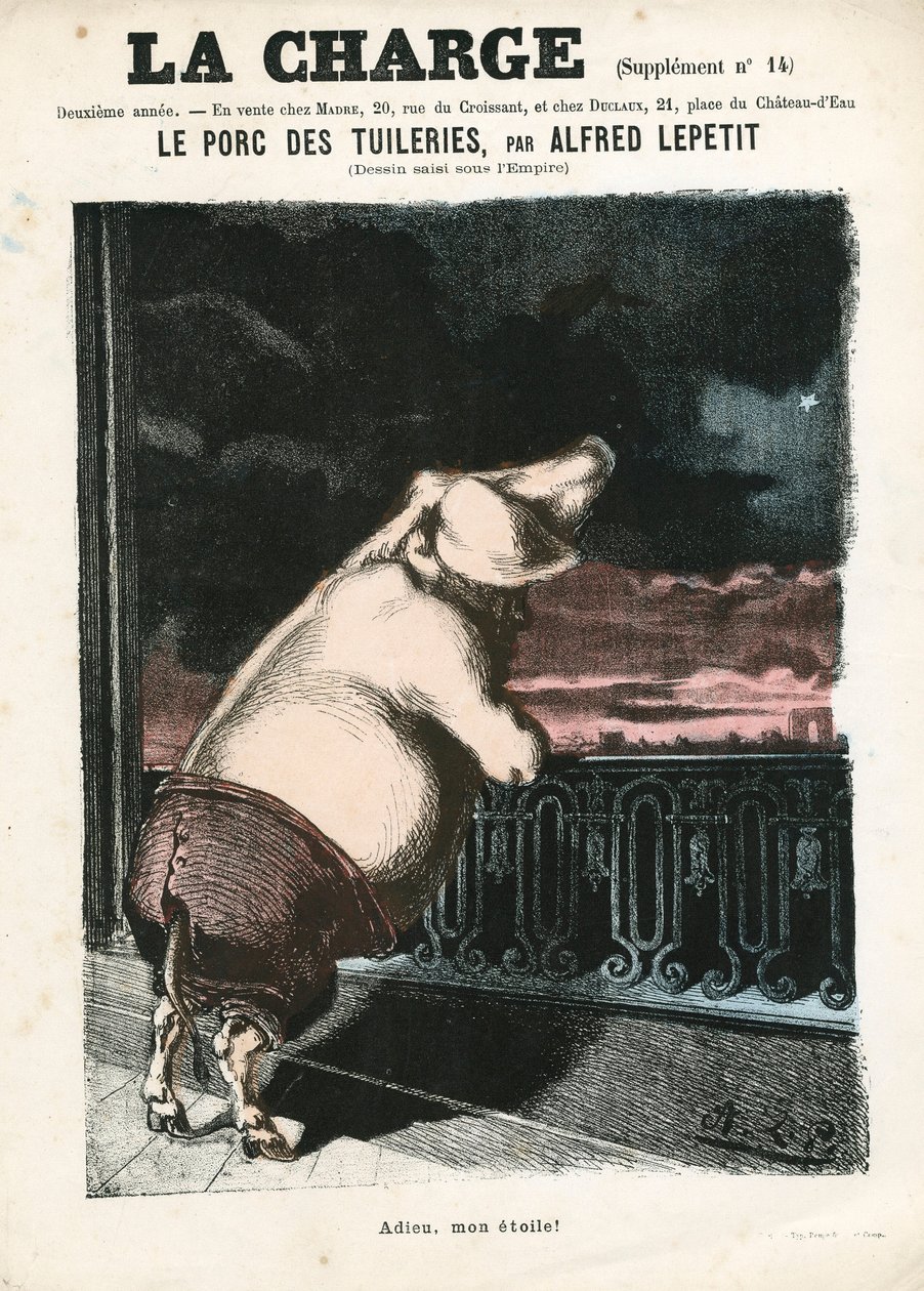 La Charge (1870), numéro 15, Satirique en Couleurs - Alfred Le Petit
