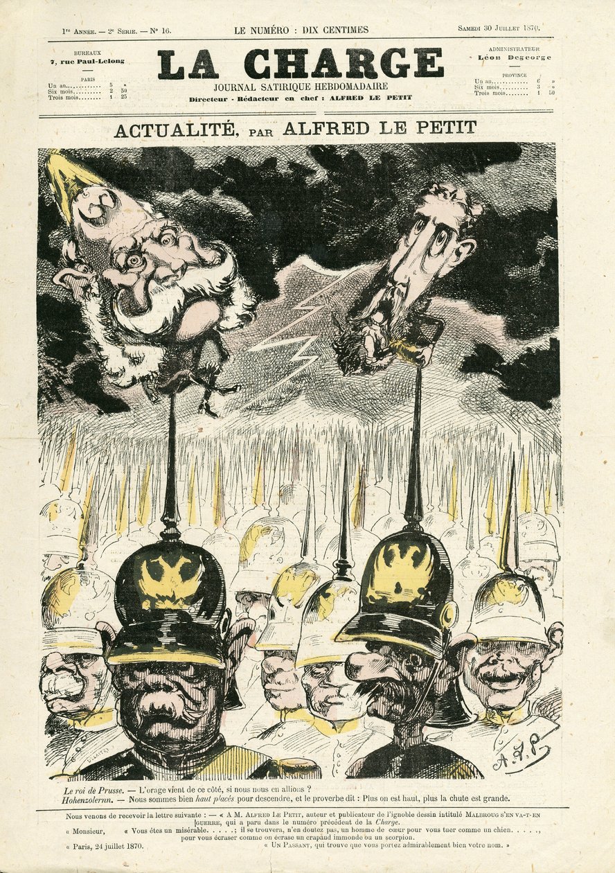La Charge (1870), numéro 16 - Alfred Le Petit