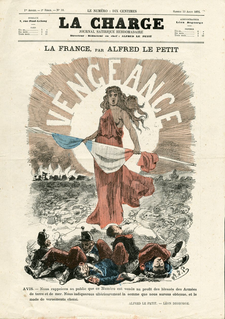 La Charge (1870), numéro 18, Satirique en Couleurs - Alfred Le Petit