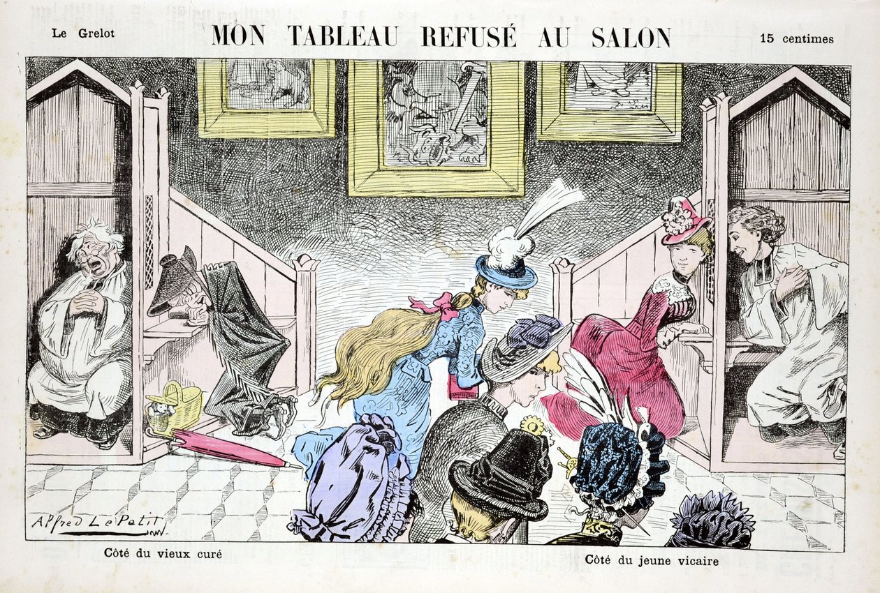 Le Grelot, numéro 735, satirique en couleurs - Alfred Le Petit