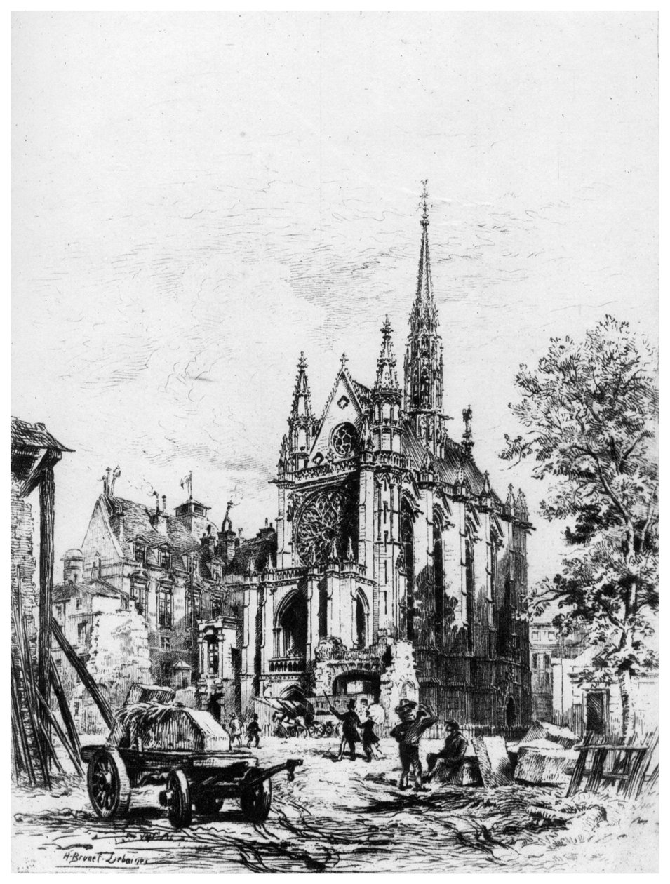 La Sainte-Chapelle - Alfred-Louis Brunet-Debaines