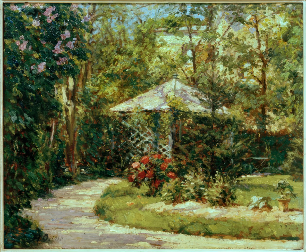 Jardin avec pavillon - Alfred Nathaniel Oppenheim
