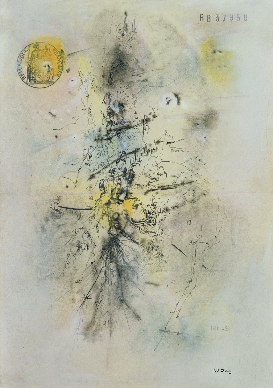 La feuille de papier timbrée - Alfred Otto Wolfgang Schulze Wols