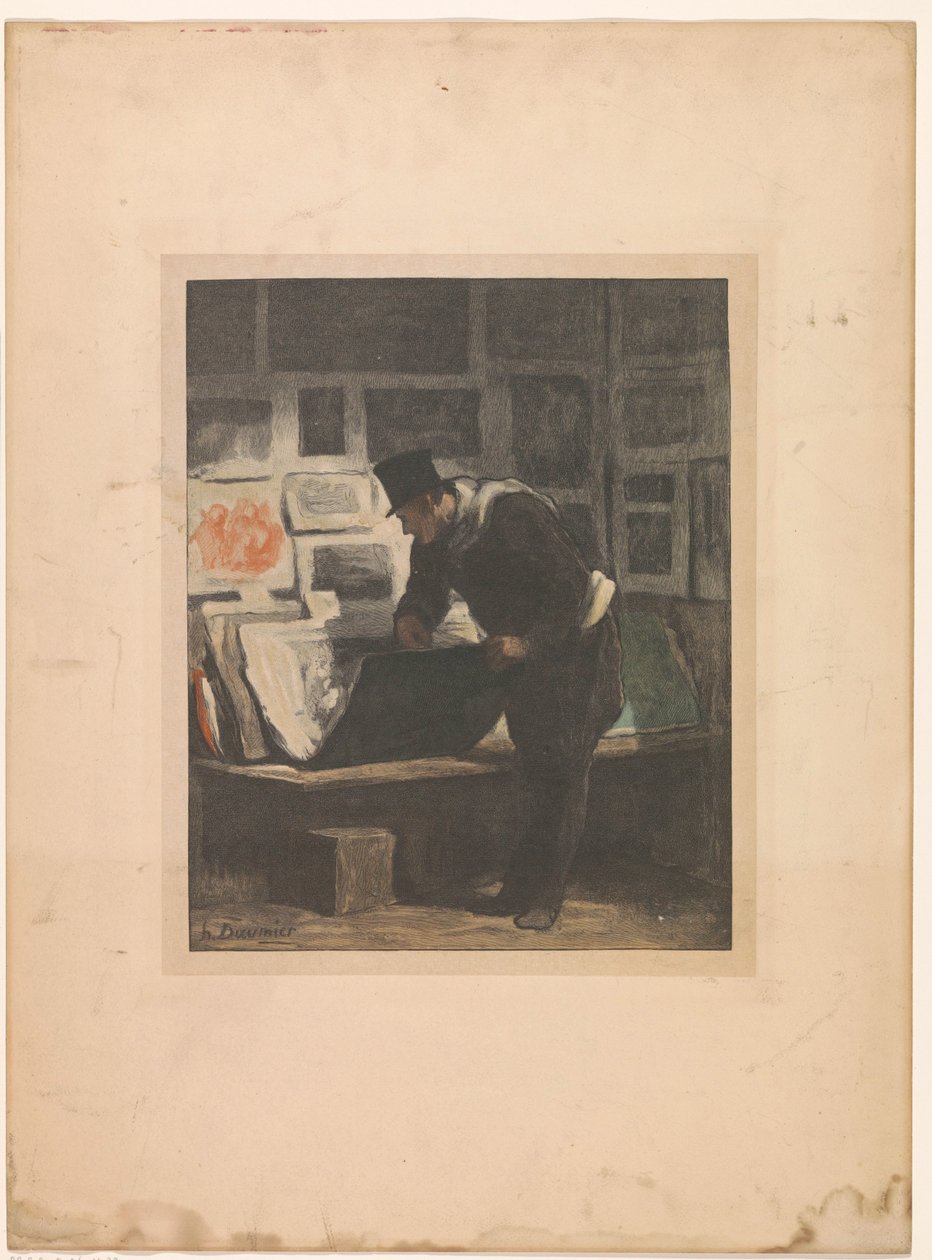 Collectionneur de gravures - Alfred Prunaire