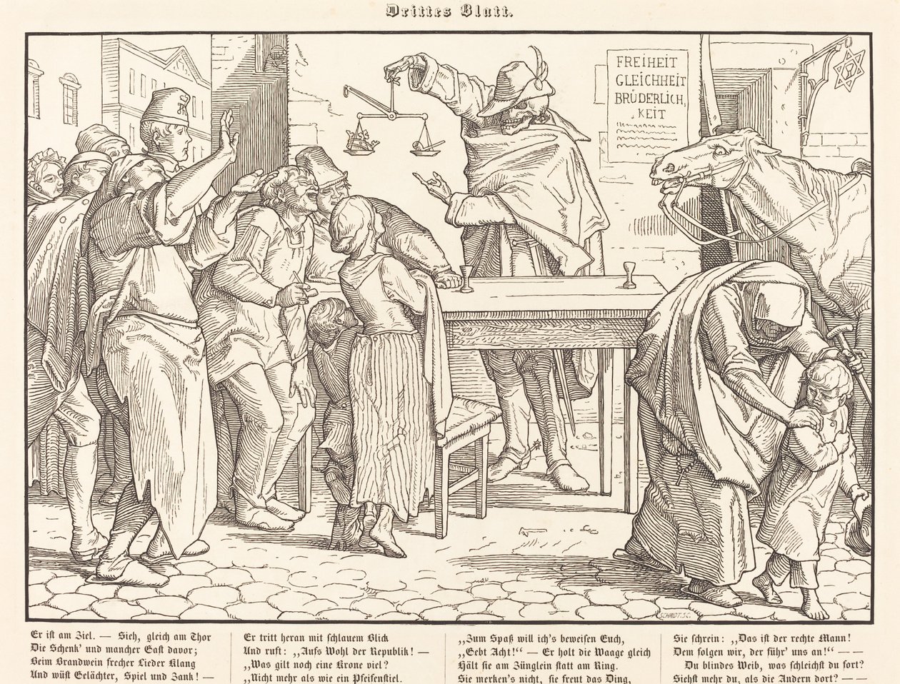 Auch ein Todtentanz III - Alfred Rethel