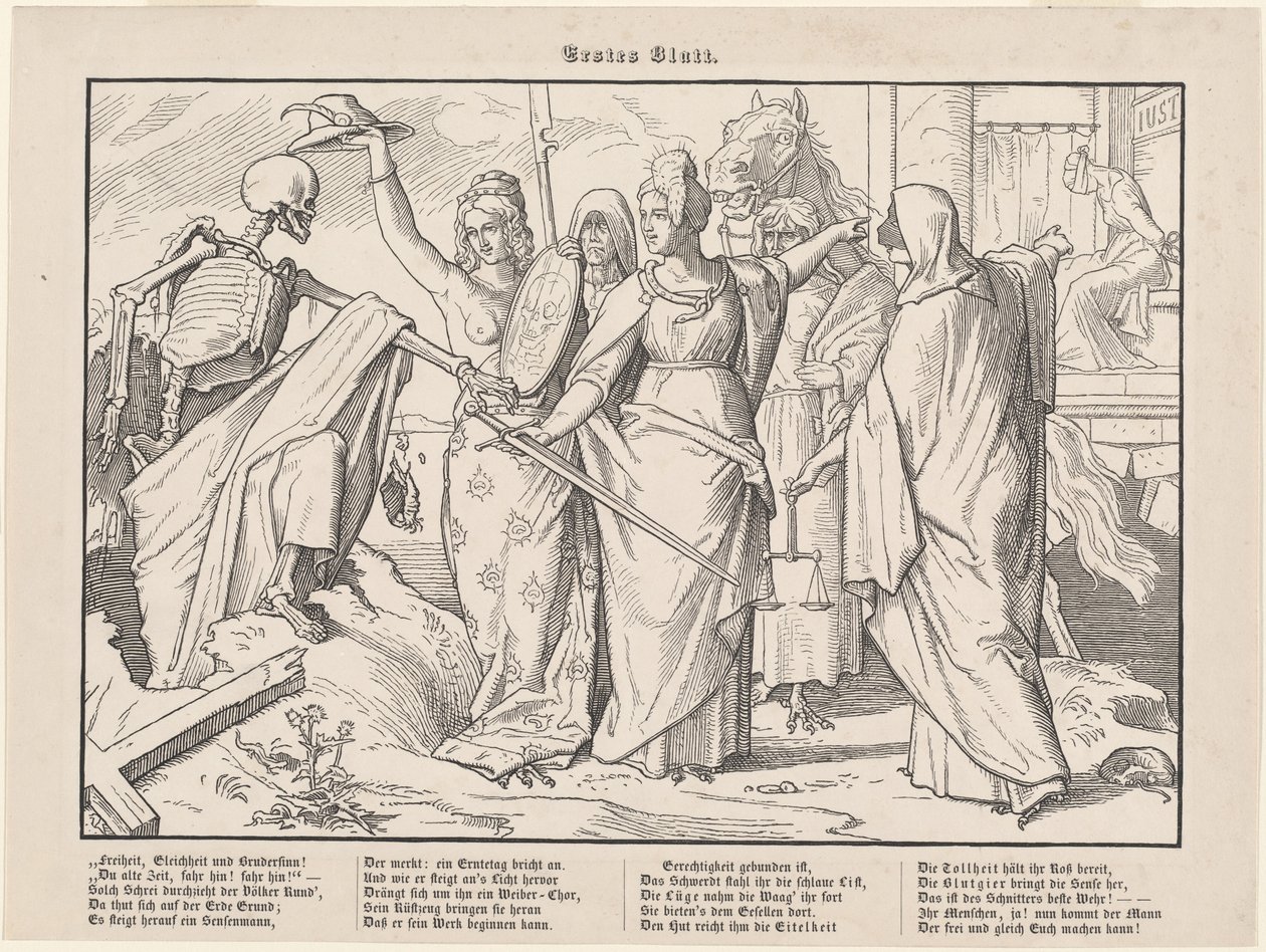 Auch ein Todtentanz I - Alfred Rethel