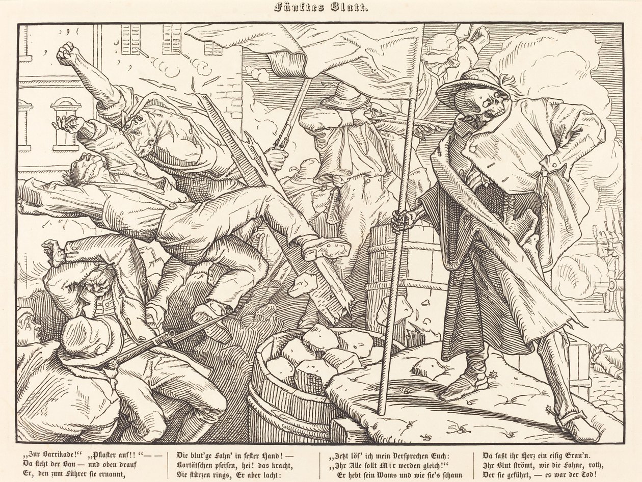 Auch ein Todtentanz V - Alfred Rethel