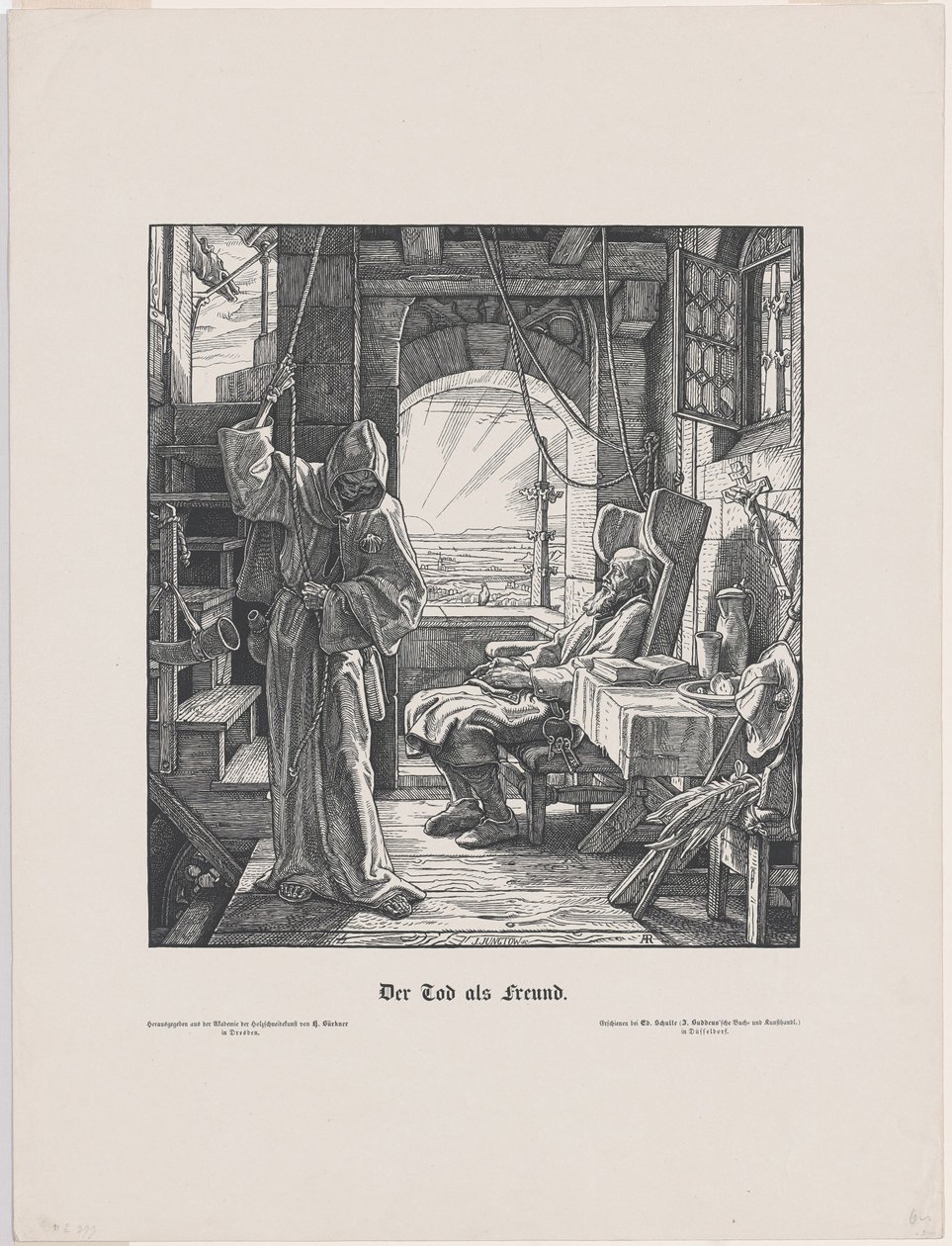 La mort comme amie - Alfred Rethel