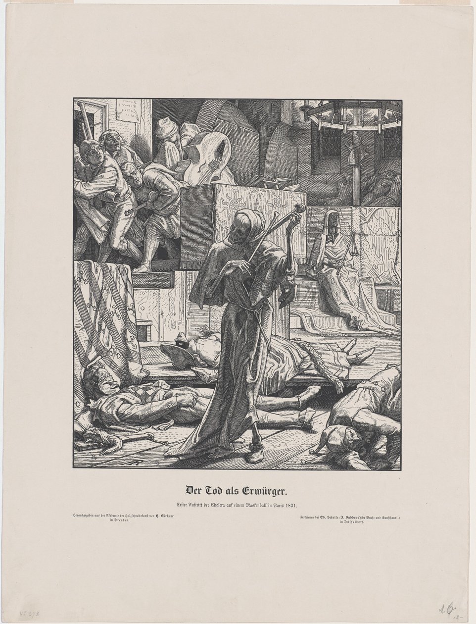 La mort comme amie - Alfred Rethel