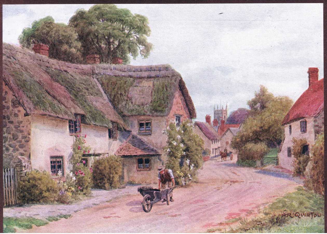 Carhampton, Somerset, de The Cottages and the Village Life of Rural England publié par Dent & Sons Limited - Alfred Robert Quinton