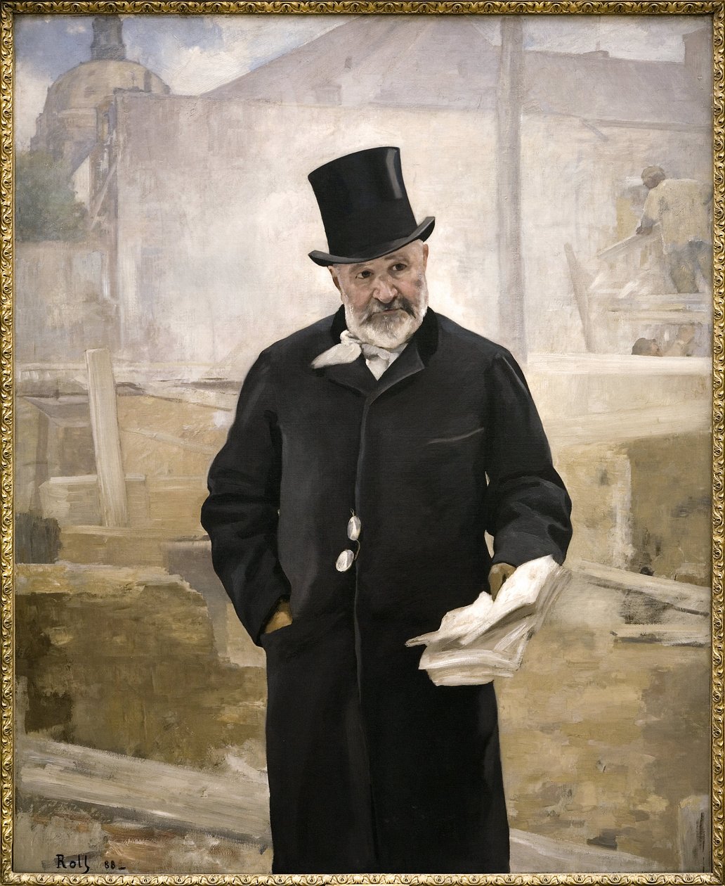 Portrait de Jean Charles Adolphe Alphand - Alfred Roll