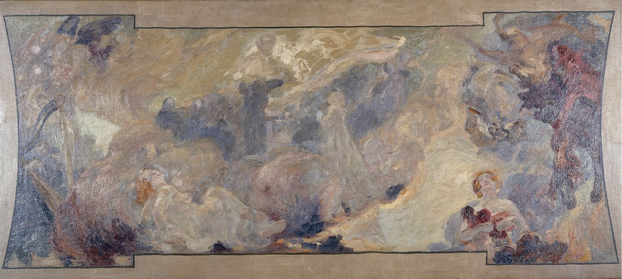 Esquisse pour le Petit Palais, galerie sud : La musique fantastique, entre 1906 et 1917 - Alfred Roll