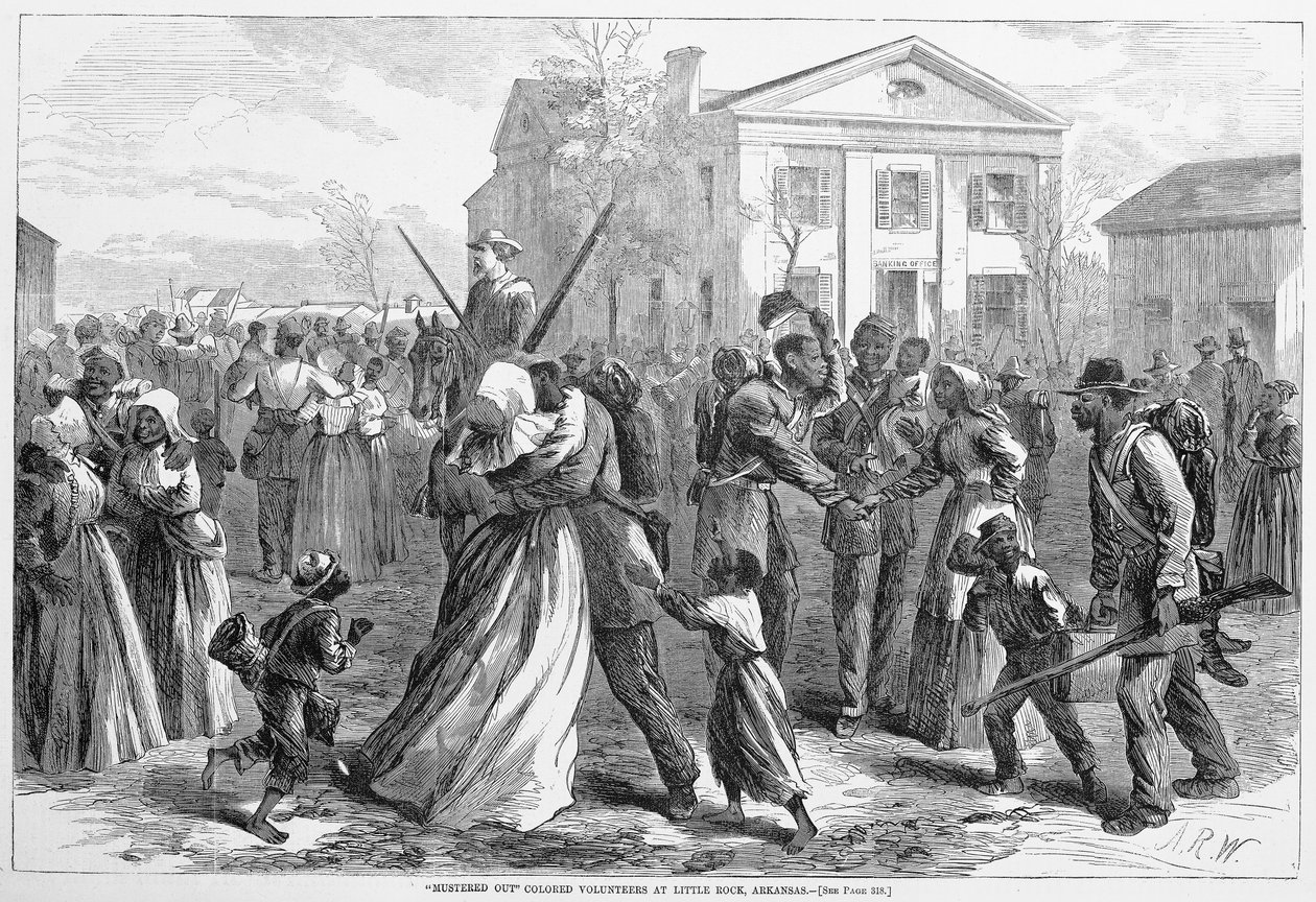 Démobilisés, volontaires de couleur à Little Rock, Arkansas, de Harper