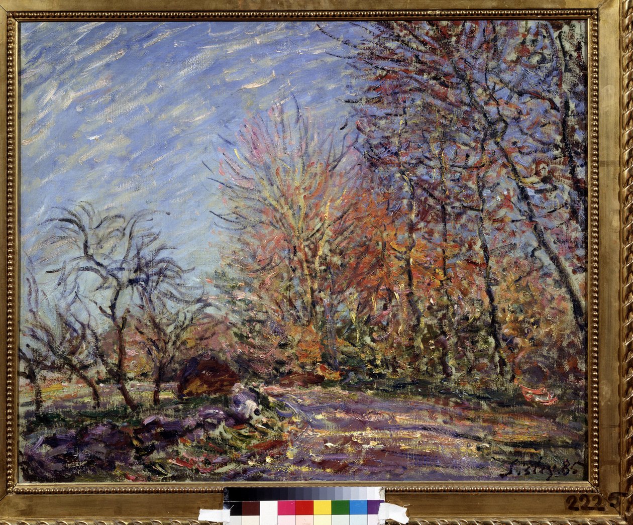 A la lisiere de la foret de Fontainebleau - Alfred Sisley
