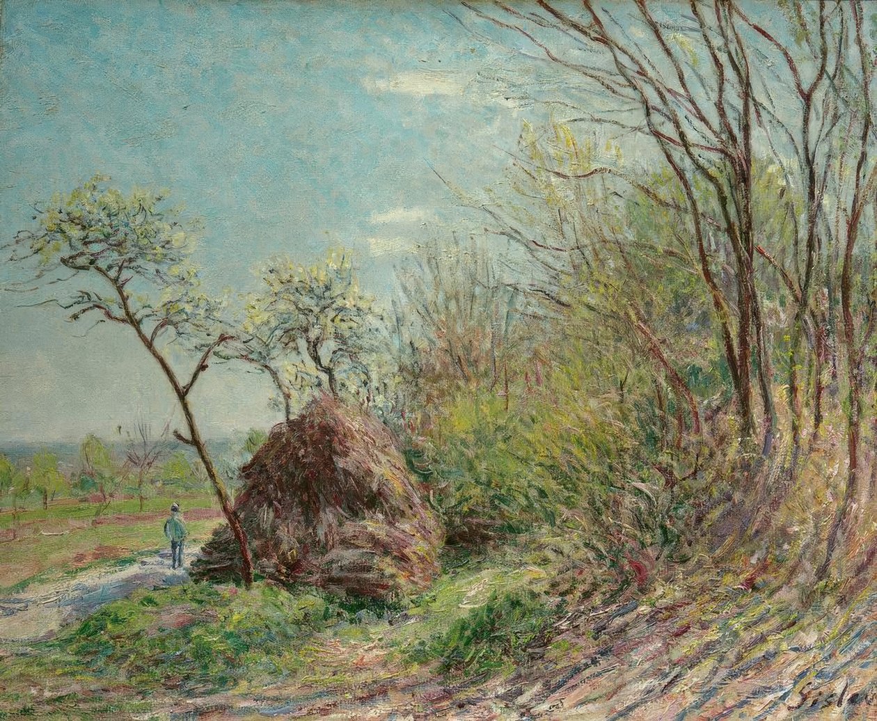 À la lisière de la forêt-Les Sablons - Alfred Sisley