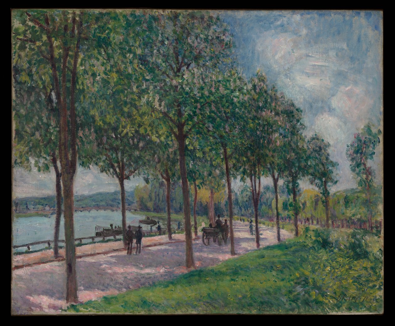 Allée de châtaigniers - Alfred Sisley