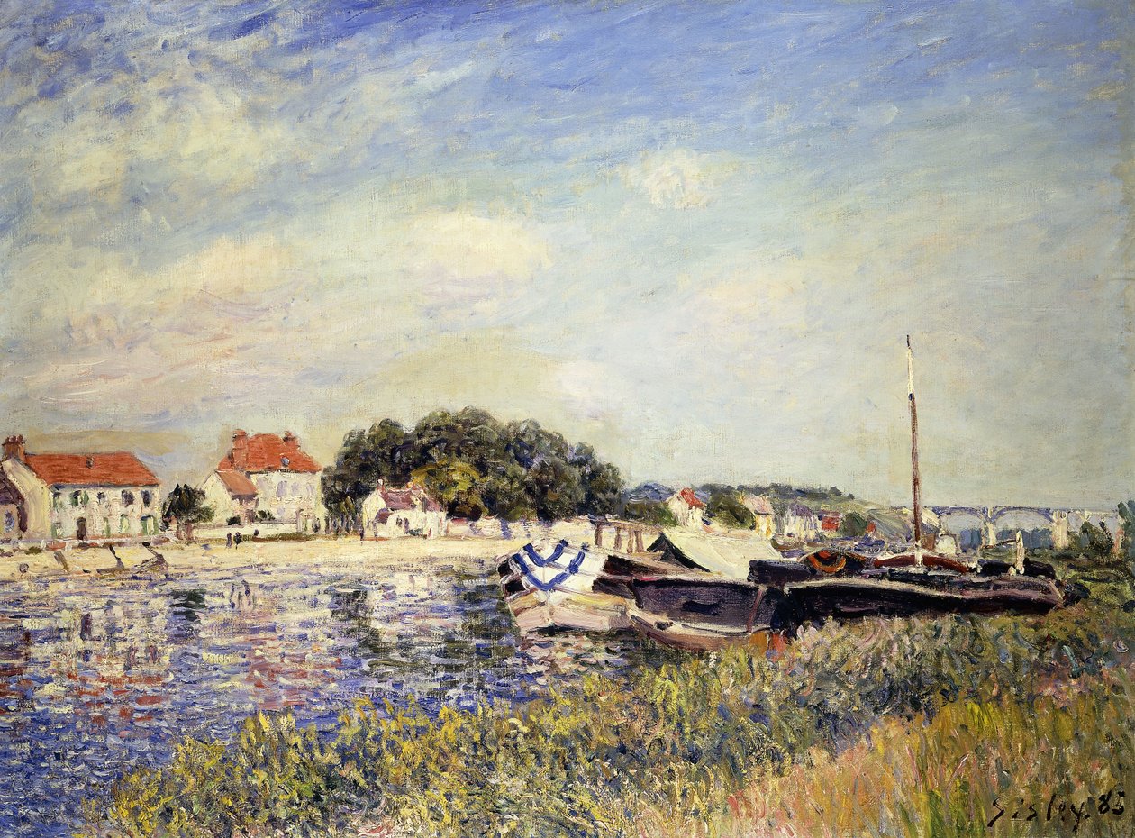 Bords du Loing à Saint-Mammès - Alfred Sisley