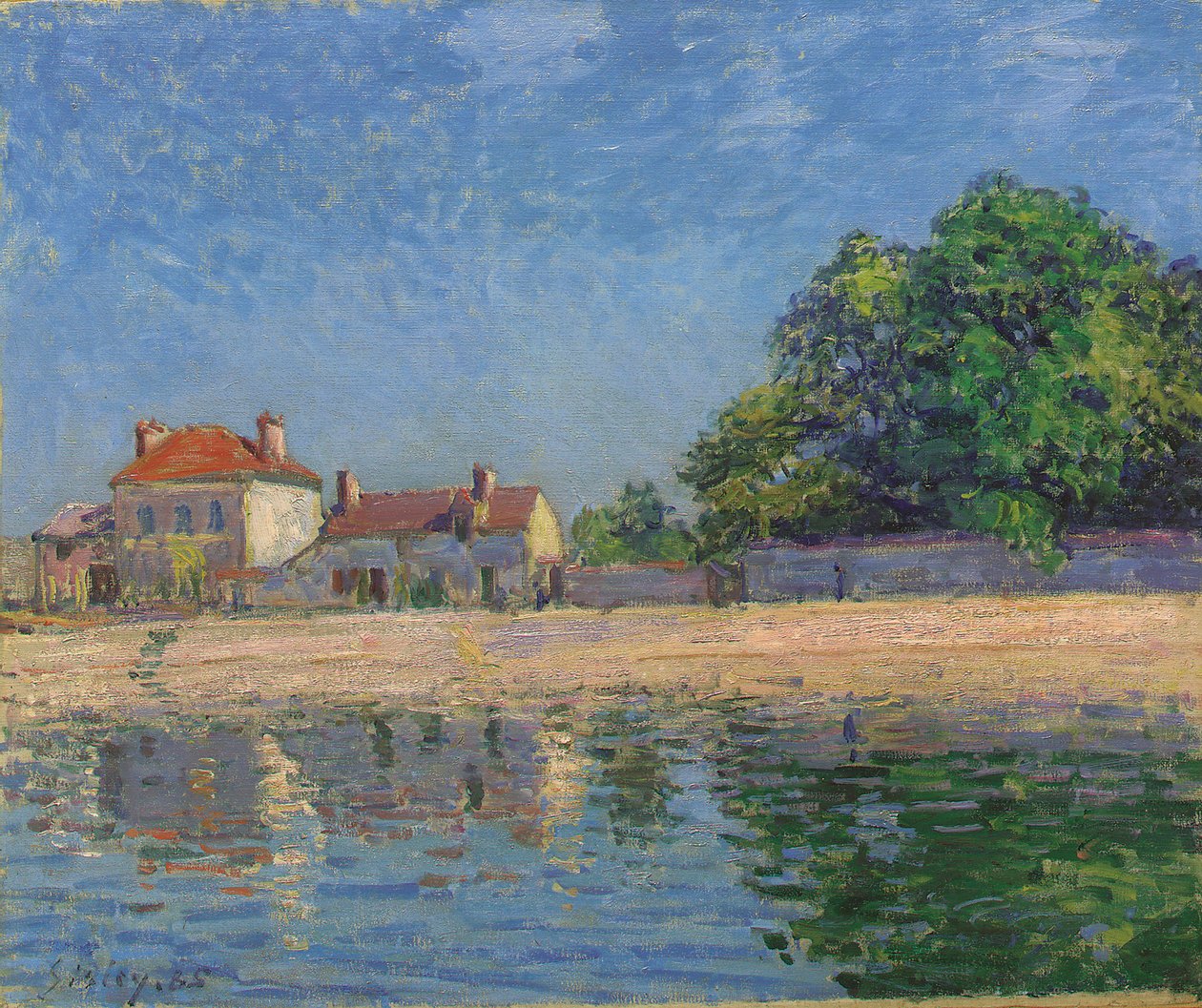 Bords du Loing, Saint-Mammes, 1885 - Alfred Sisley