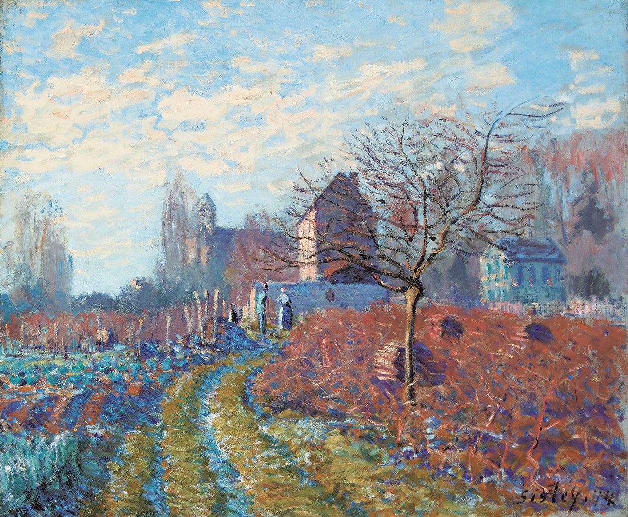 Gélée blanche - Été de la Saint-Martin, 1874 - Alfred Sisley