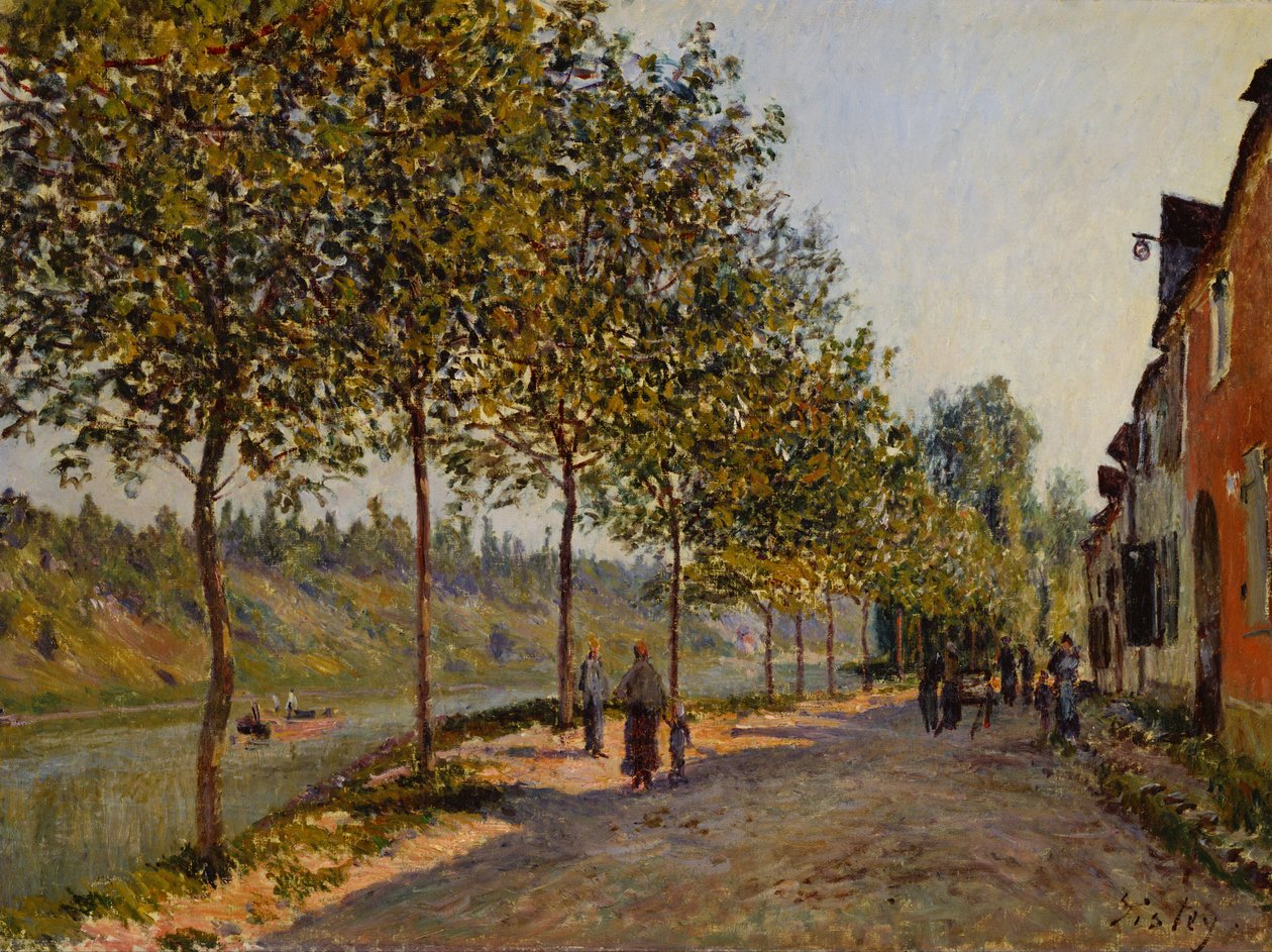 Matin de juin à Saint-Mammès - Alfred Sisley