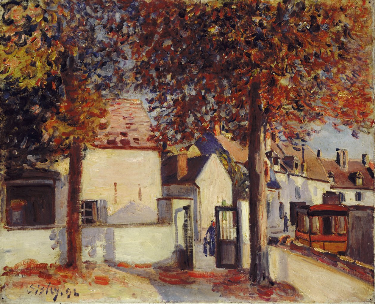 Moret-sur-Loing (Rue de Fosses) - Alfred Sisley