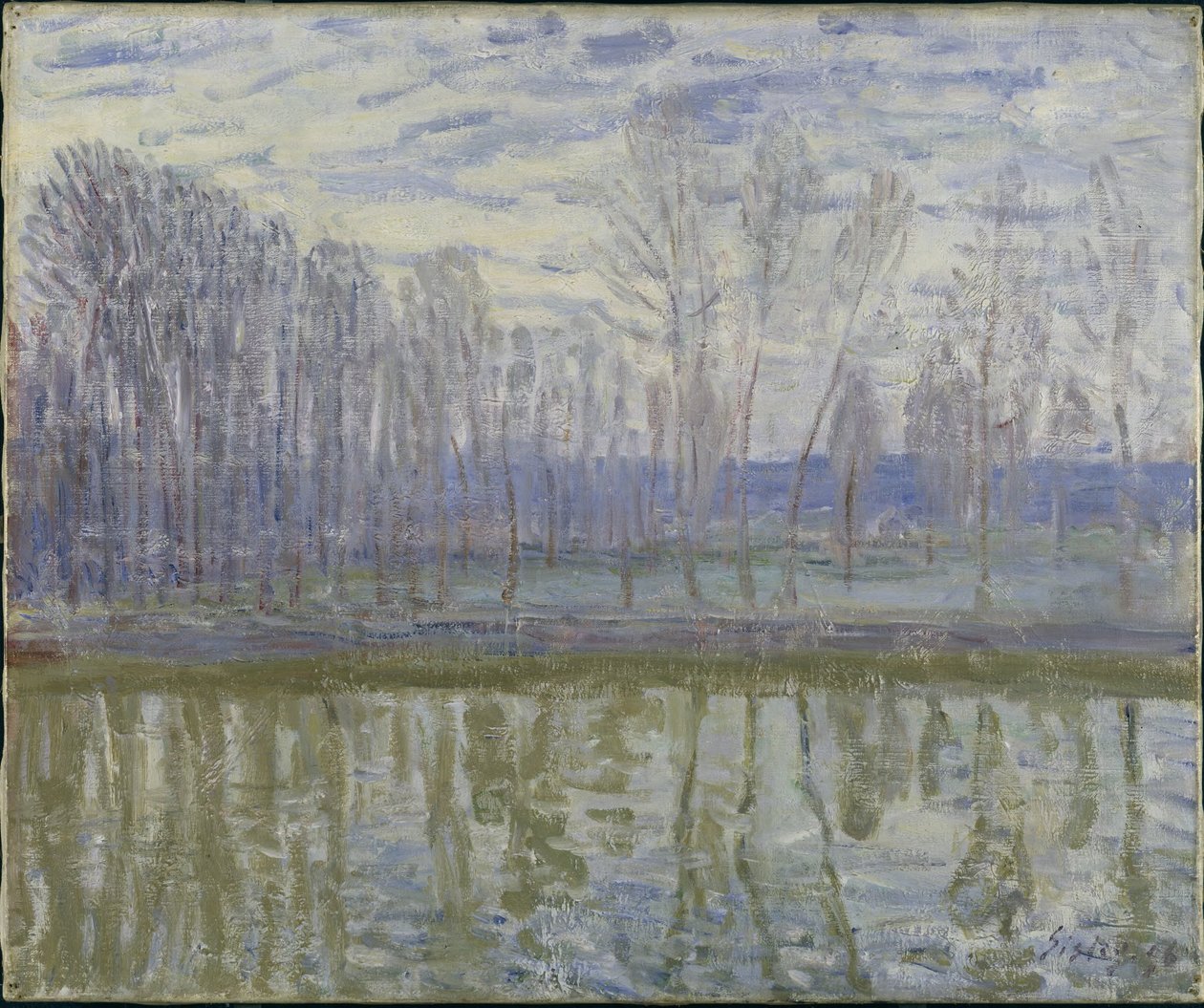 Sur les rives du Loing - Alfred Sisley