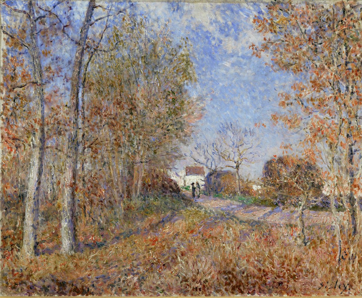Route à la lisière de la forêt - Alfred Sisley