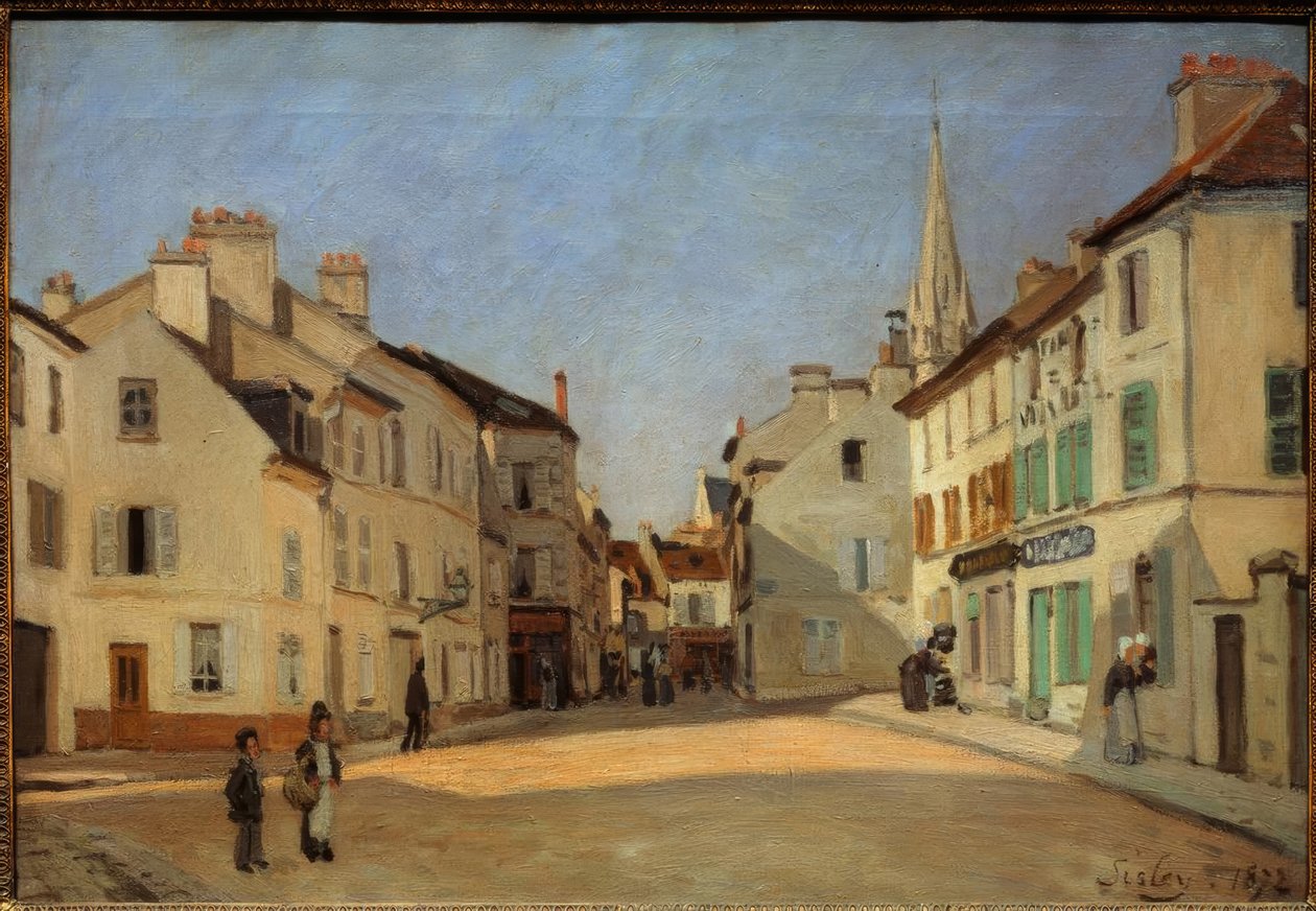 Rue de la Chaussée à Argenteuil - Alfred Sisley