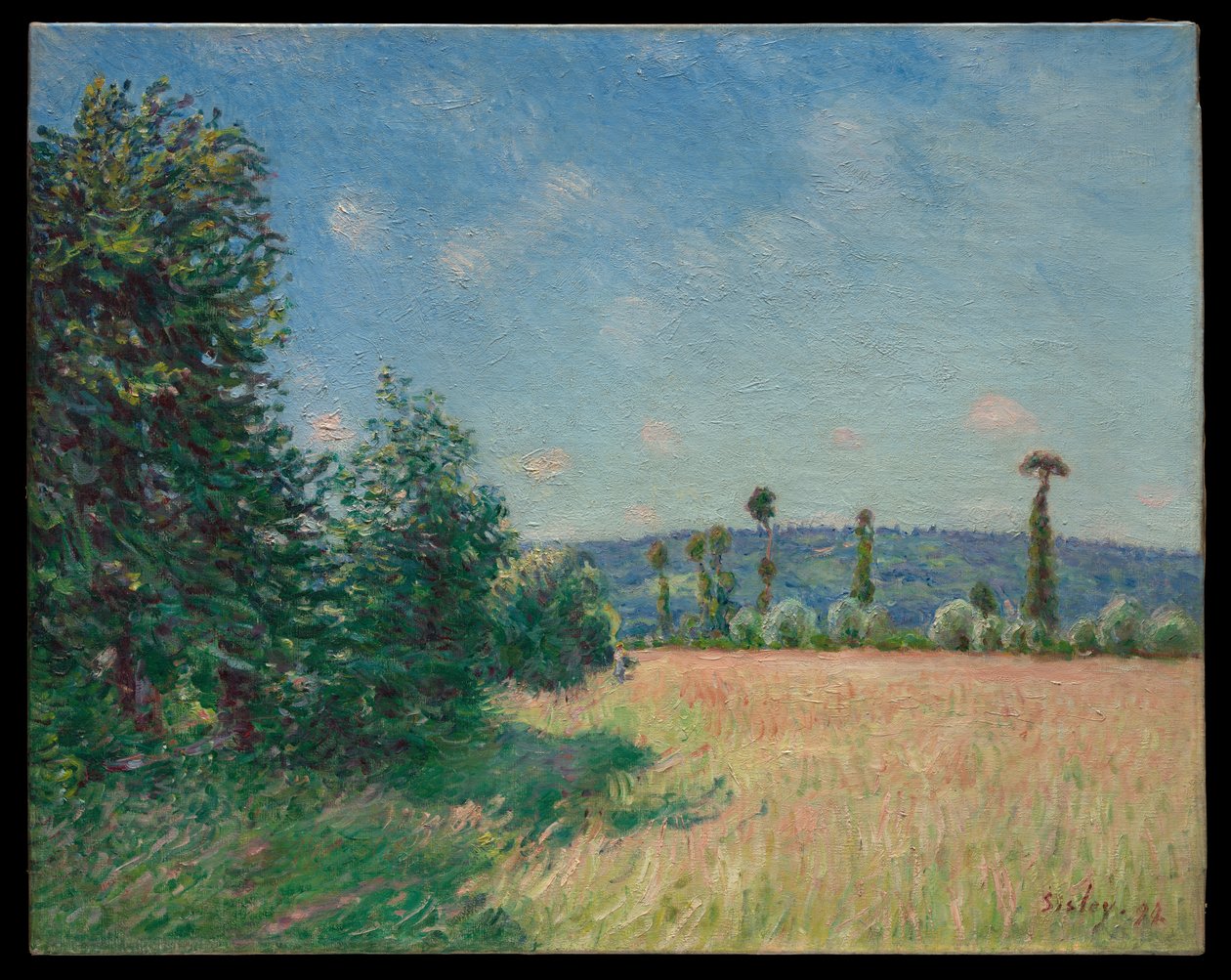 Les prairies de Sahurs au soleil du matin - Alfred Sisley
