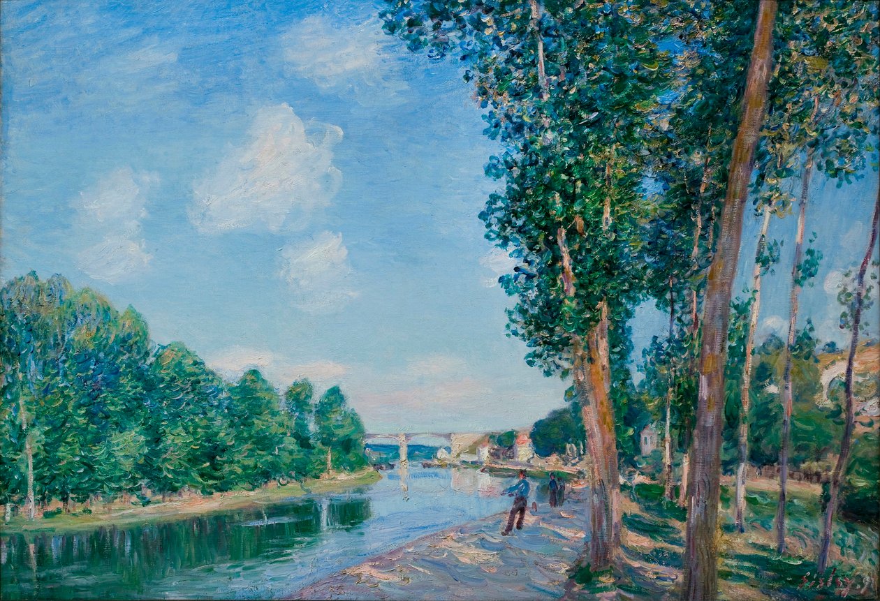 Saint Mammes, Soleil de juin - Alfred Sisley