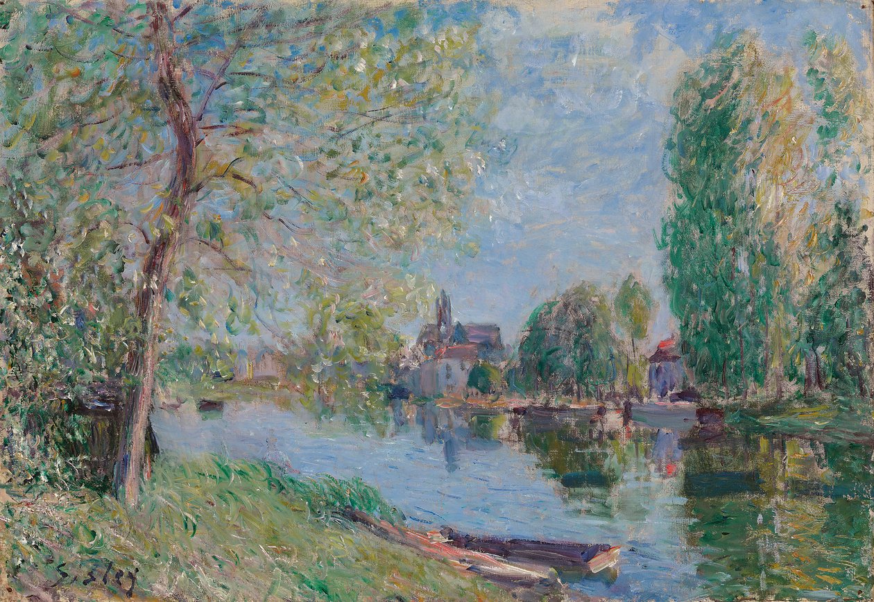 Printemps à Moret-sur-Loing, 1891 | Alfred Sisley