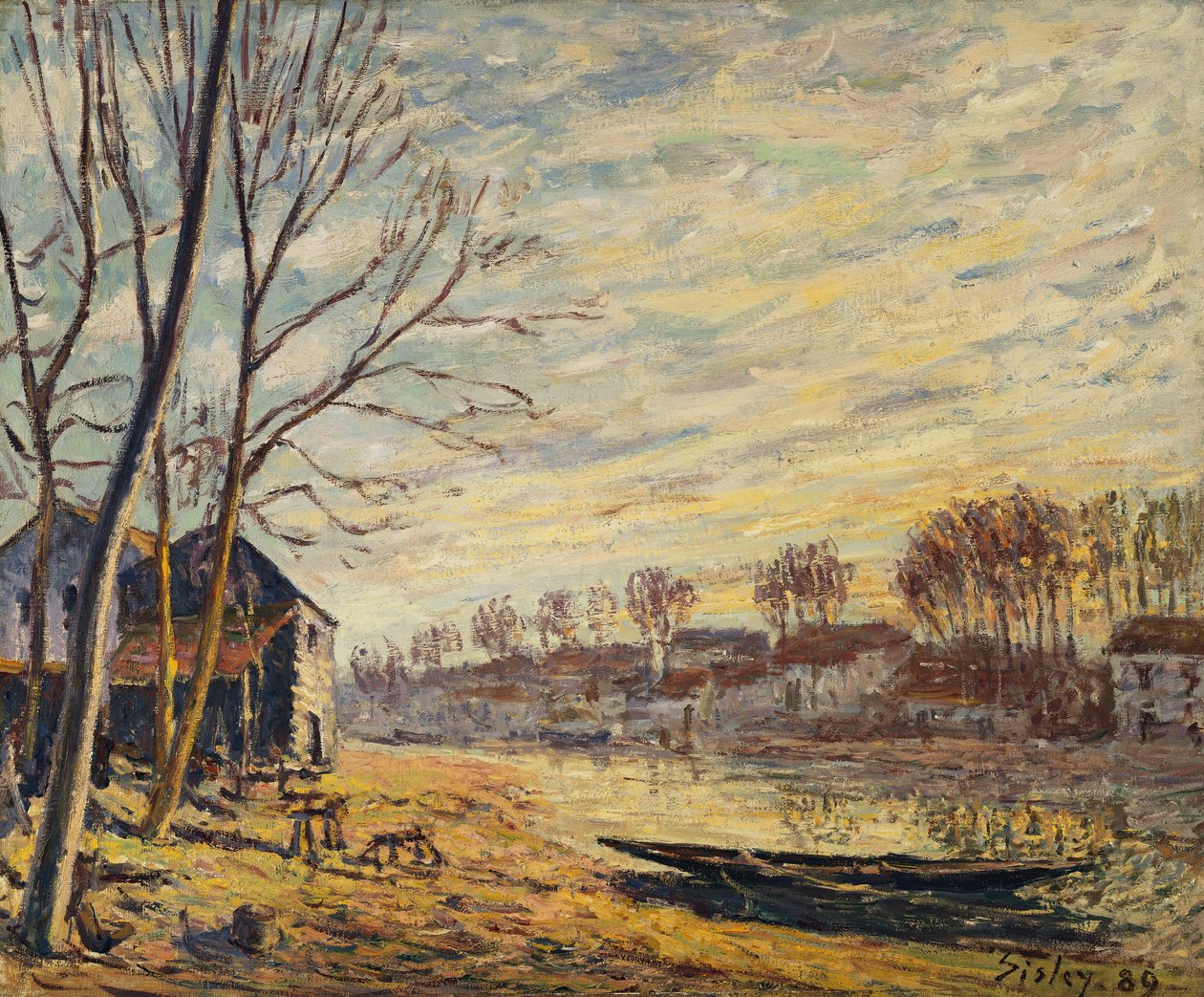 Chantiers à Matrat, 1889 - Alfred Sisley