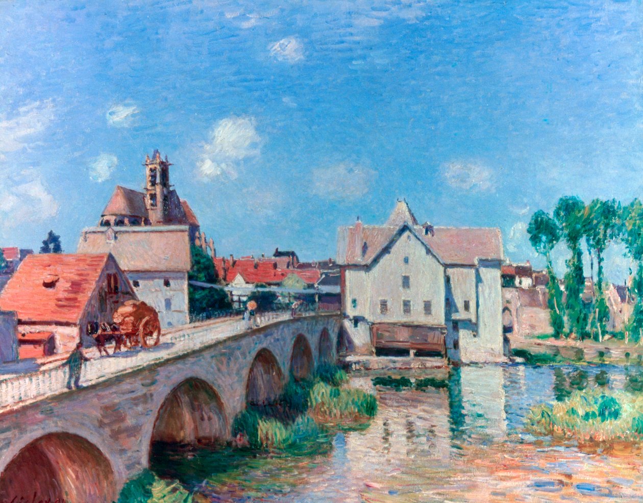 Le Pont à Moret, 1893 - Alfred Sisley