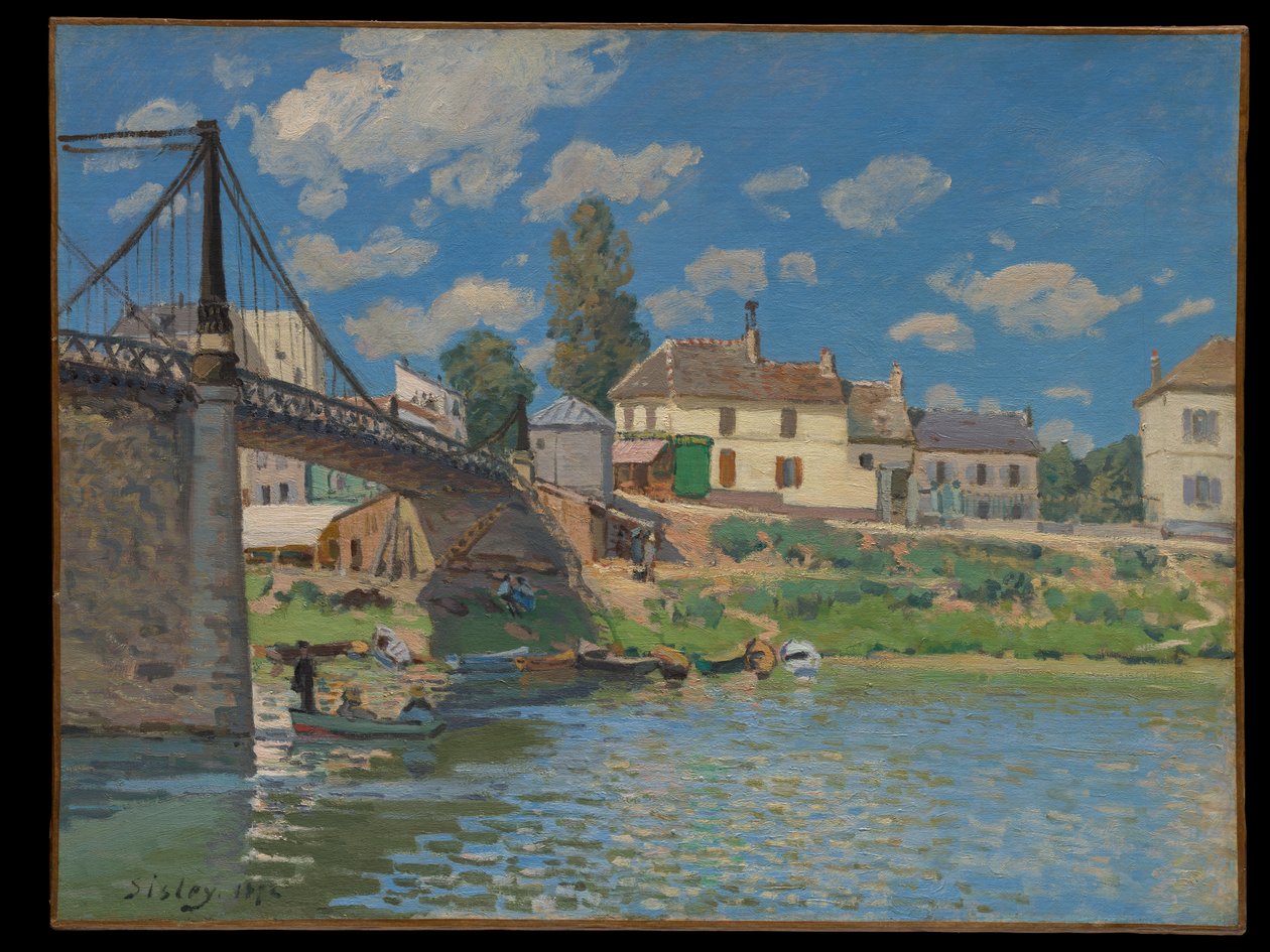 Le Pont de Villeneuve-la-Garenne - Alfred Sisley
