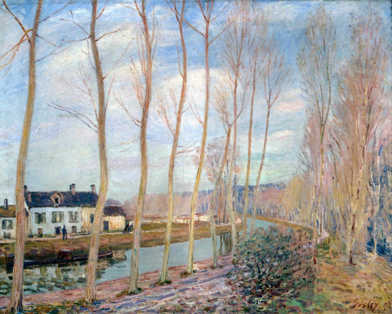 Le canal du Loing - Alfred Sisley